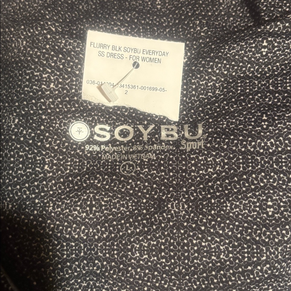 Soybu sport Geo Black Dress L - Picture 2 of 3